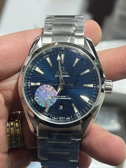 Omega Seamaster Aqua Terra Blue Dial Stainless Steel