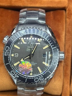 Omega Seamaster Planet Ocean 600M Grey/Black Dial Mens Watch