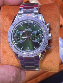 Omega Speedmaster 57 Green Dial Stainless Steel