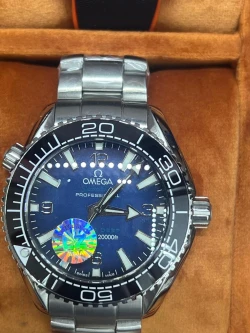 Omega Seamaster Planet Ocean 600M Blue Dial Mens Watch