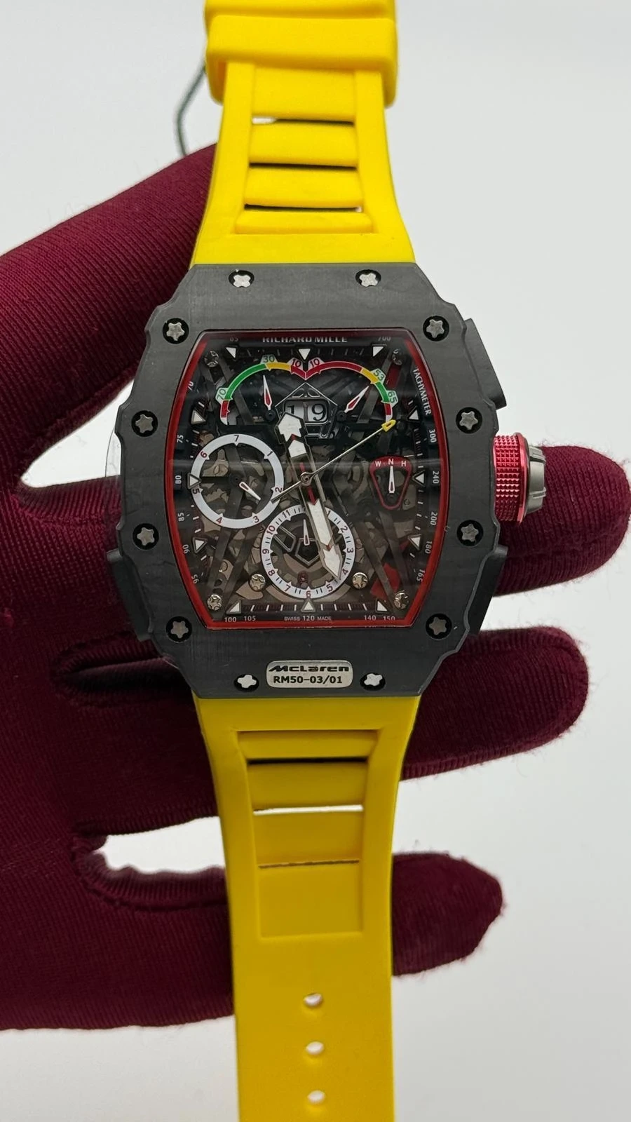 Richard Mille McLaren RM50-03/01 with Yellow Strap Richard Mille McLaren RM50-03/01 with Yellow Strap