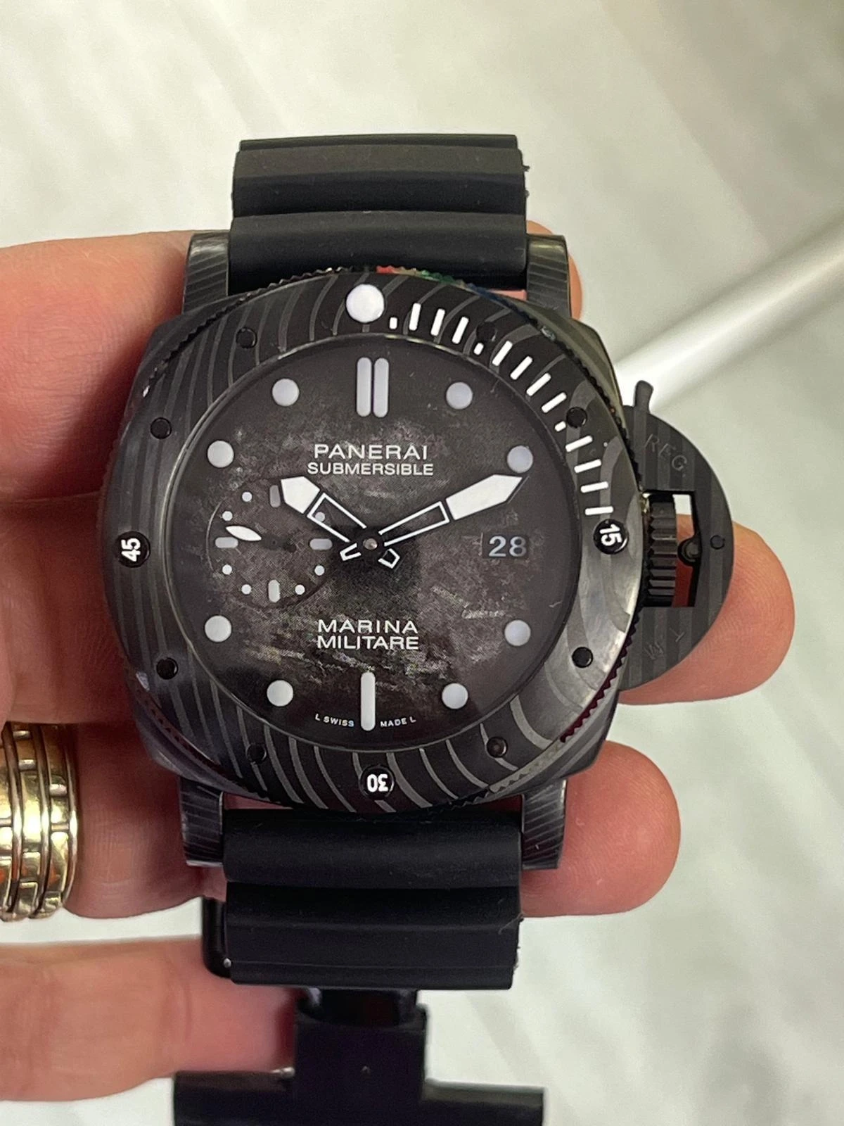 Panerai Submersible Marina Militare Carbotech Panerai Submersible Marina Militare Carbotech