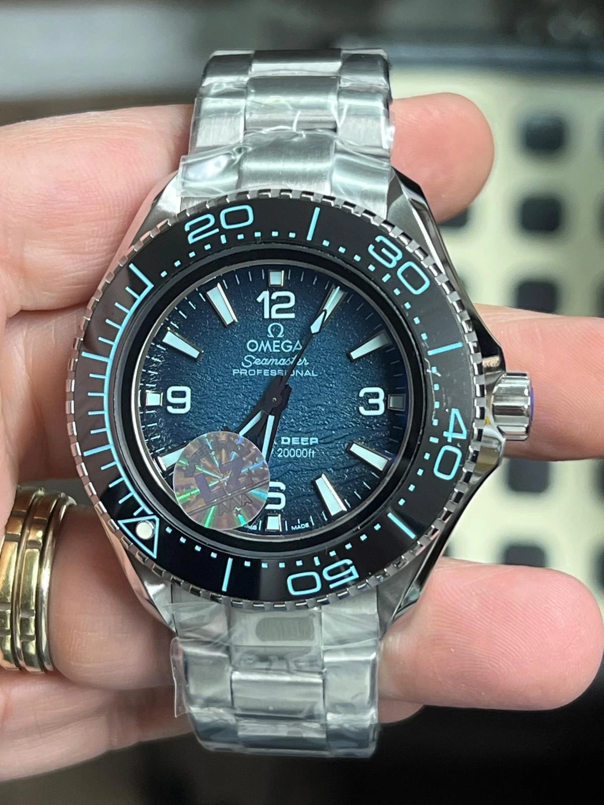 Omega Seamaster Planet Ocean 600M Blue Dial Men's Watch